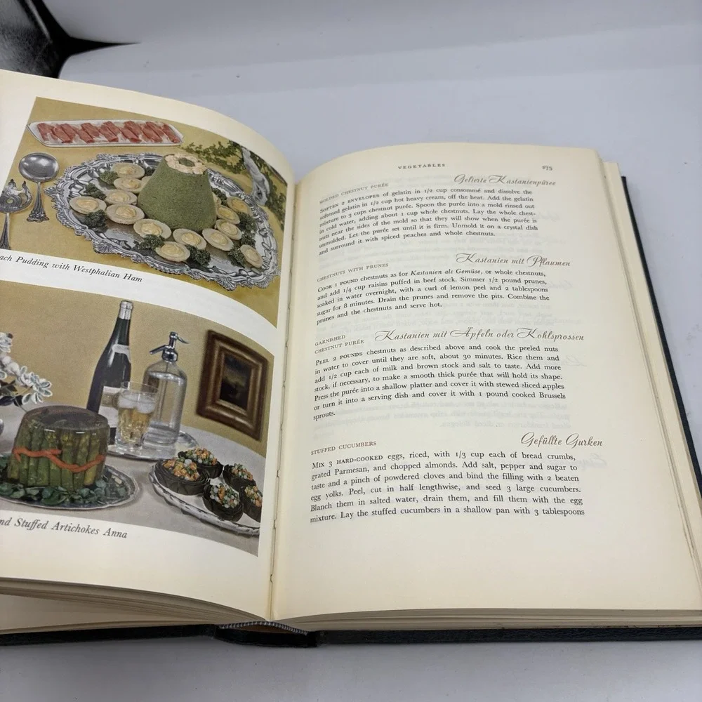 Gourmet's Old Vienna Cookbook HC Vintage Christensen 1st Ed 3rd‎ Print 1968